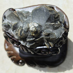 Collector Grade Benz Calcite With Chalcopyrite | Custom Stand 752gms