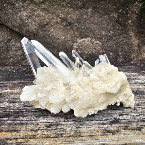 Columbian Quartz Cluster | Blue Rutile Sprays Of Energy