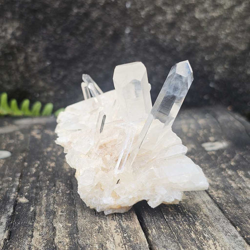 Columbian Quartz Cluster | Blue Rutile Sprays Of Energy