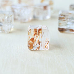 Copper & Black Rutile Cubes | Copper Threads