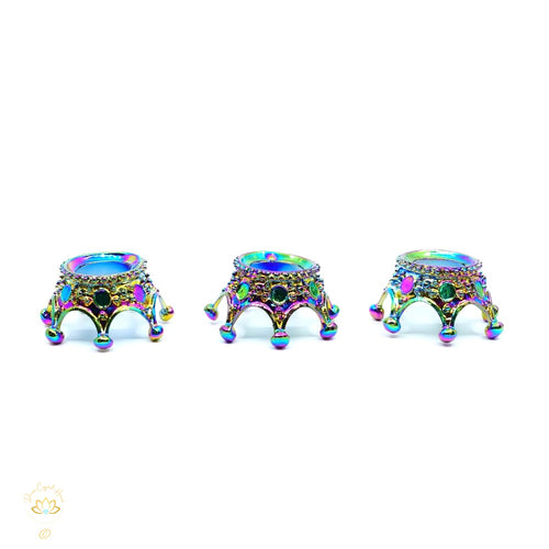 Crown Sphere Stand | Rainbow Aura