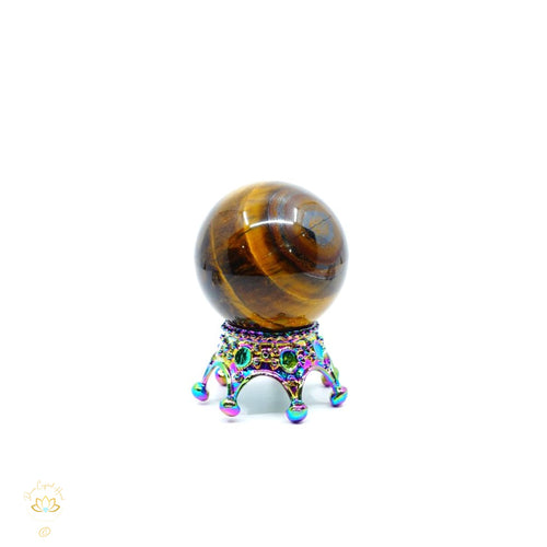 Crown Sphere Stand | Rainbow Aura