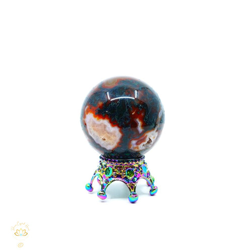 Crown Sphere Stand | Rainbow Aura