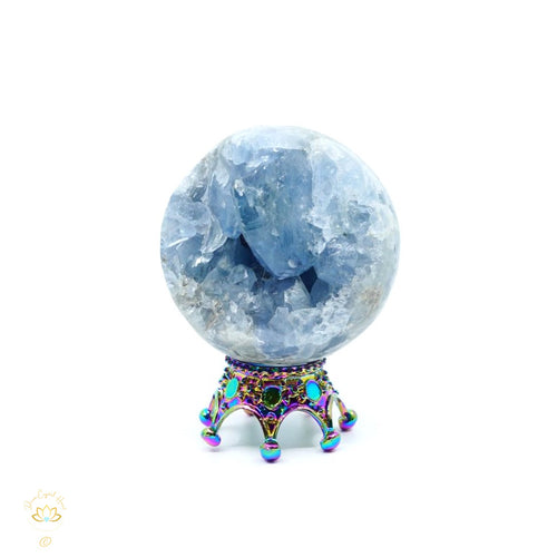 Crown Sphere Stand | Rainbow Aura