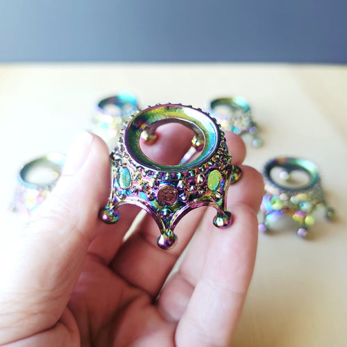 Crown Sphere Stand | Rainbow Aura