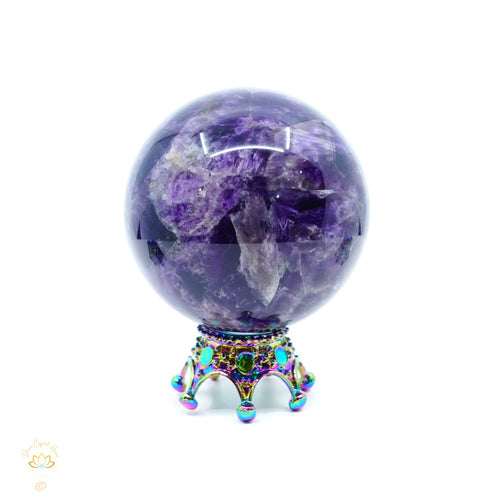 Crown Sphere Stand | Rainbow Aura
