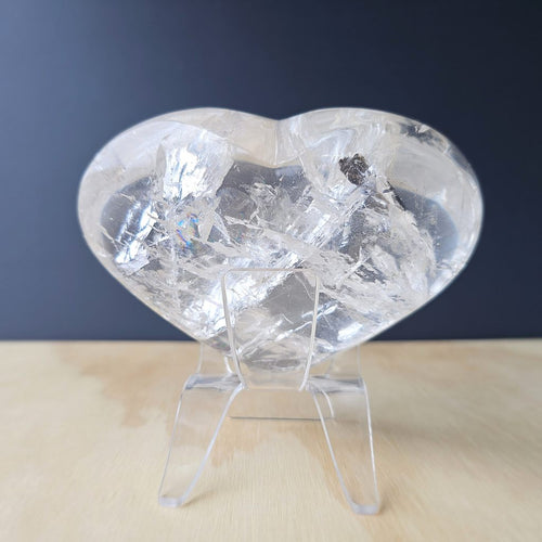 Crystal Clear Quartz Heart | Lucid Love