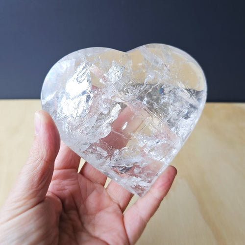 Crystal Clear Quartz Heart | Lucid Love
