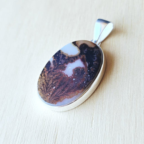 Dendritic Agate Pendant | Forest Whisper
