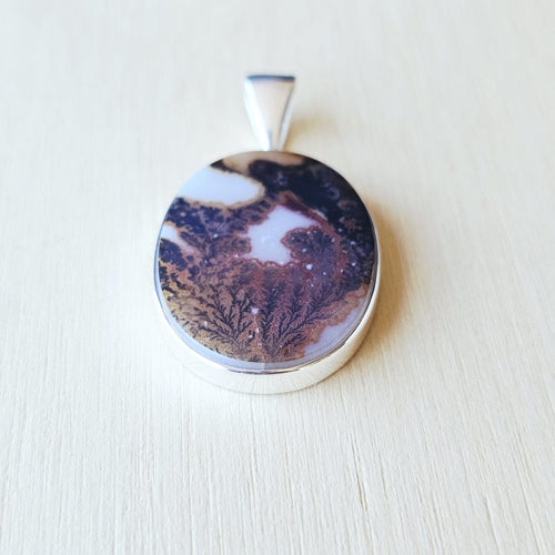 Dendritic Agate Pendant | Forest Whisper