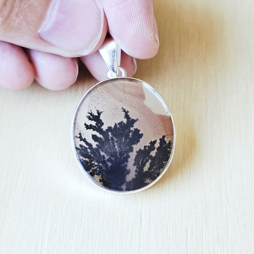 Dendritic Agate Pendant | Whispering Branches
