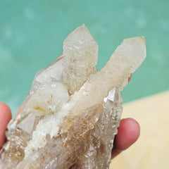 Double Terminated Quartz with Fluorite & Dolomite | Xianghualing, China