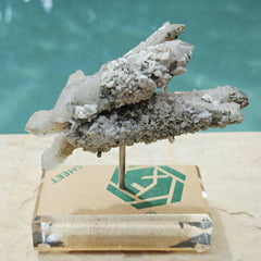 Double Terminated Quartz with Fluorite & Dolomite | Xianghualing, China