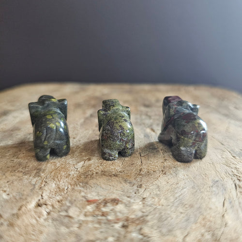 Dragon Blood Jasper | Mini Elephants