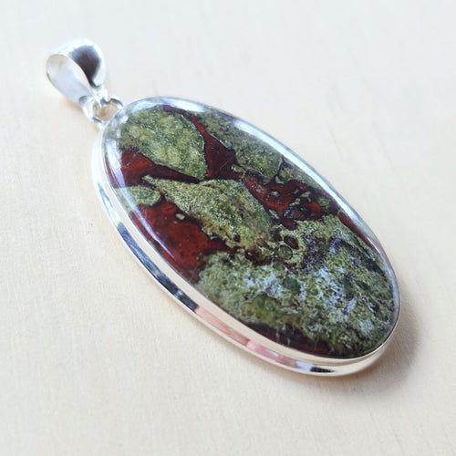 Dragon Blood Jasper Pendant | Heart Of The dragon