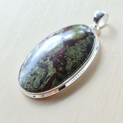 Dragon Blood Jasper Pendant | Heart Of The dragon