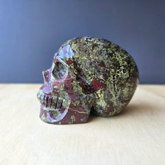 Dragon Bloodstone Skull | The Dragon Sentinel