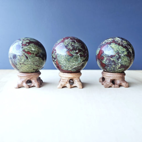 Dragon Bloodstone Spheres | The Crimson Core