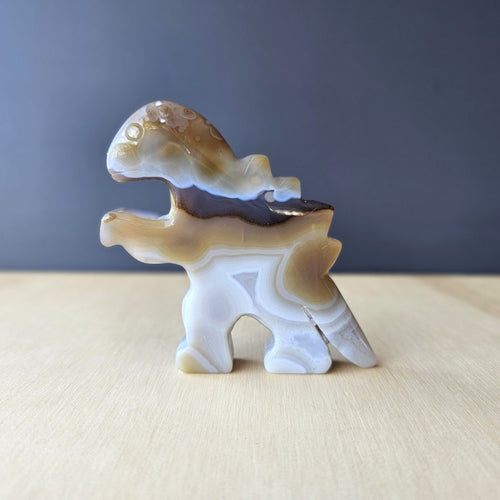 Druzy Agate Dinosaur | Guardian Of The Sparkly Shadows