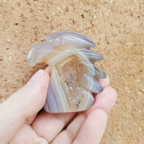 Druzy Agate Eagles | The Clarity Guardian