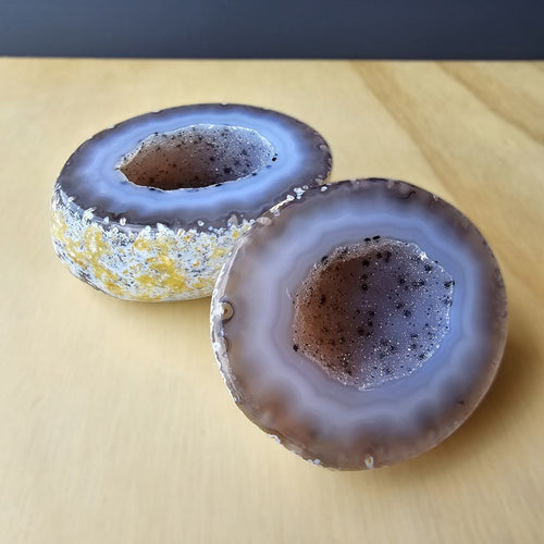 Druzy Agate Geode Capsules | Timeless Flow