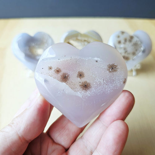 Druzy Agate Hearts | Heart Tingles