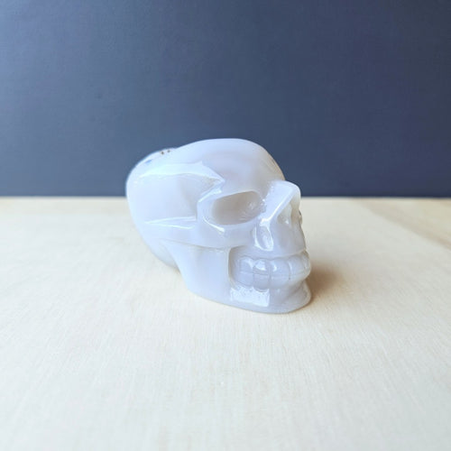 Druzy Agate Skull | Crystal Cave Guardian