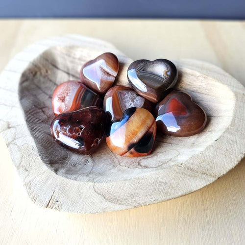 Druzy Carnelian Hearts | Creative Heart Spark
