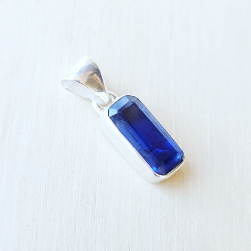 Faceted Blue Kyanite Pendant | Mean What You Say
