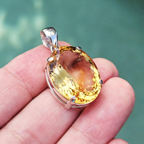 Faceted Citrine Pendant | Abundant Ally