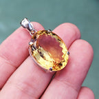 Faceted Citrine Pendant | Abundant Ally