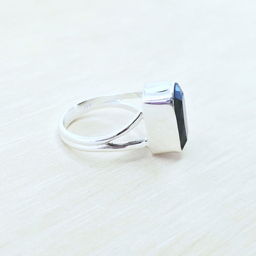 Faceted Labradorite Ring | Infinite Possibilities