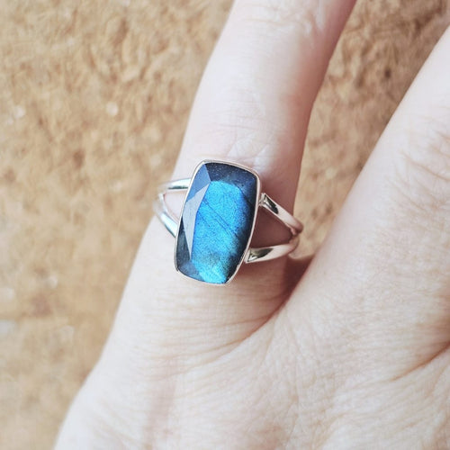 Faceted Labradorite Ring | Infinite Possibilities