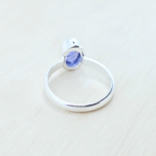 Faceted Tanzanite Ring | Deep Quiet
