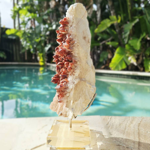 Ferruginous Quartz Cluster | Brazil