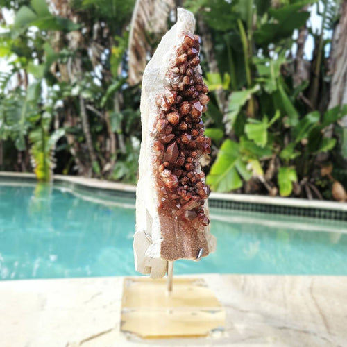 Ferruginous Quartz Cluster | Brazil