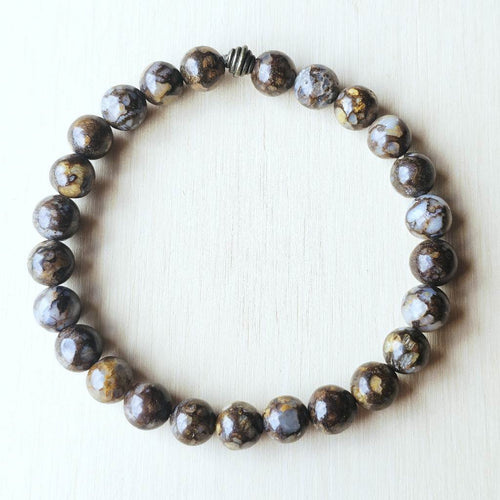 Fire Lace Opal Bracelet | 8mm Beads
