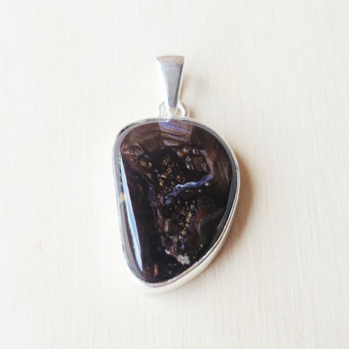 Fire Opal Pendant | Phoenix Flame