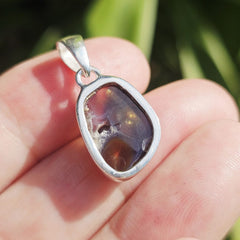 Fire Opal Pendant | Solar Flame