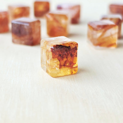 Fire Quartz High Grade Cubes | The Fire Within