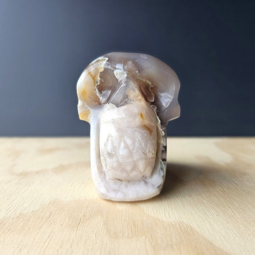 Flower Agate Skull | Soul Garden Guardian