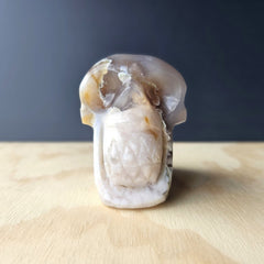 Flower Agate Skull | Soul Garden Guardian