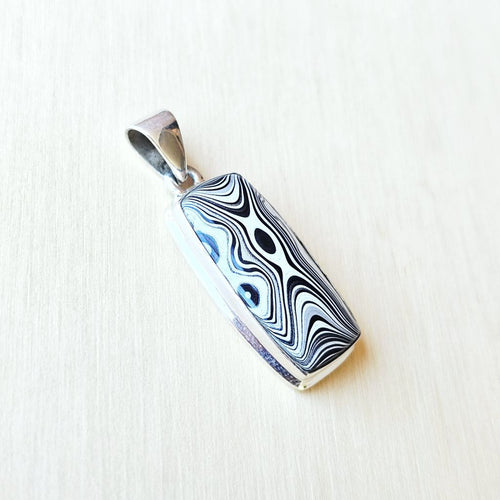 Fordite Pendant | Painted Pulse