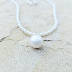 Freshwater Cultured Pearl Pendant Necklace | Tidal Grace