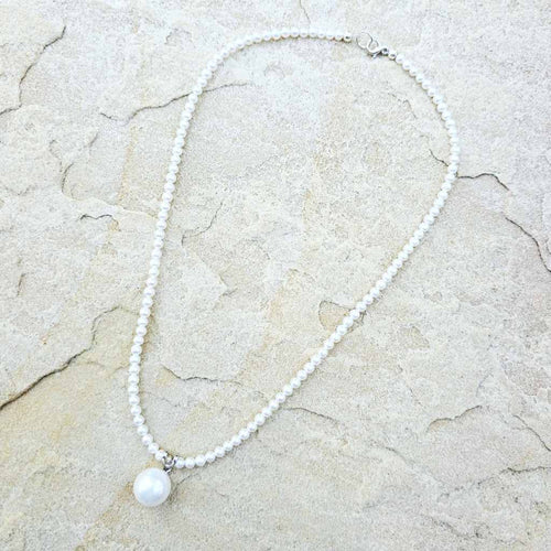Freshwater Cultured Pearl Pendant Necklace | Tidal Grace