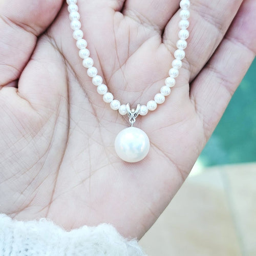 Freshwater Cultured Pearl Pendant Necklace | Tidal Grace