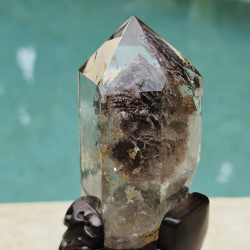 Garden Quartz Generator With Custom Stand | Enchanted Garden