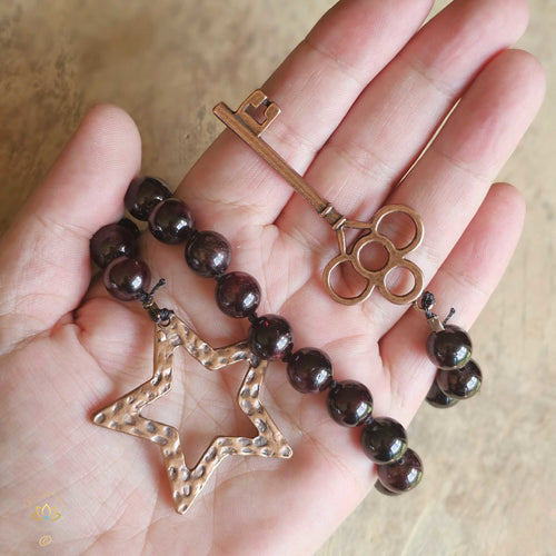 Garnet Meditation Mala | I AM Divine