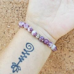 Lepidolite Bracelet | Calm Your Farm