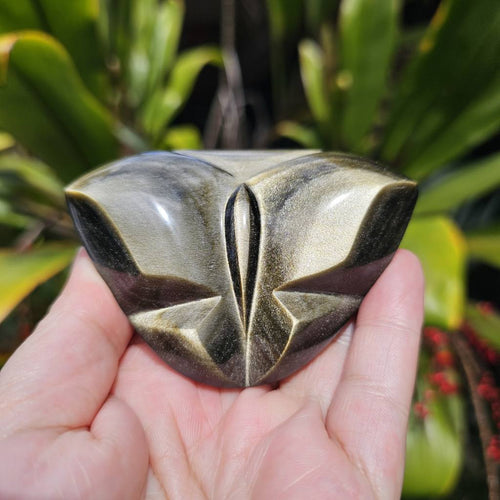 Gold Sheen Obsidian Butterfly | Golden Wings Of Transformation